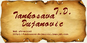 Tankosava Dujanović vizit kartica